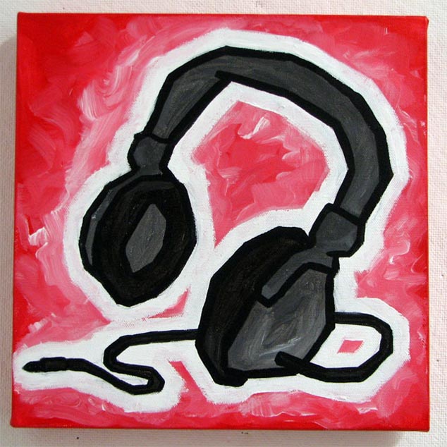 painted headphones