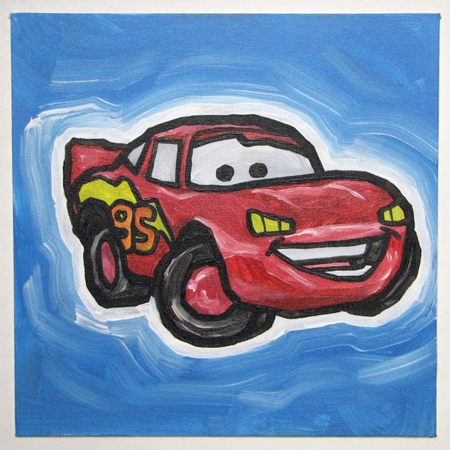 Lightning McQueen sponsored by rusteze This entry was posted on Wednesday