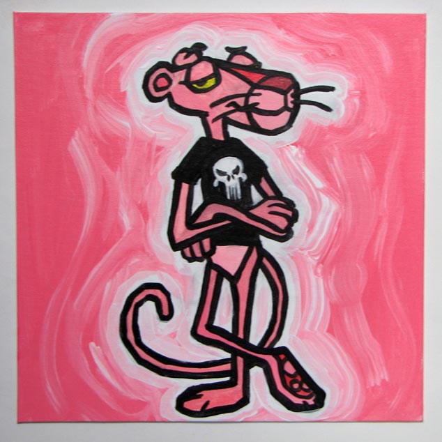 pink panther pictures. Pink Panther In A Punisher T-