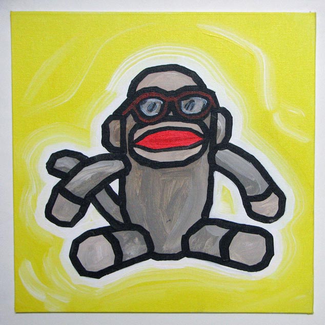 spring sock monkey