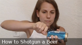 How to Shotgun a Beer